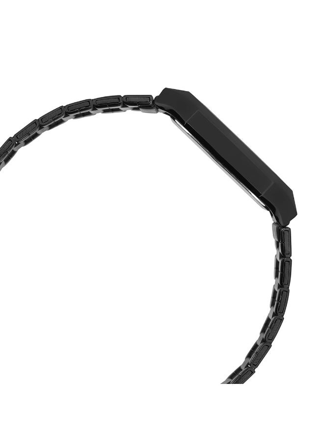 كاسيو Enticer Analog Men’s Watch MTP‑B185B‑7AVDF, 40 mm Silver Dial, Black Ion‑Plated Stainless Steel Bracelet, 50 m WR - Image 3